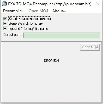 ex4 to mq4 最新版工具v2.51截图