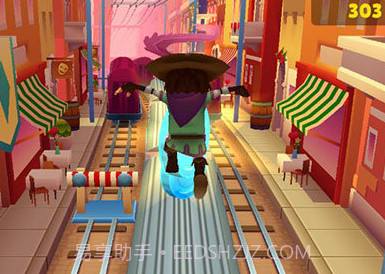 地铁跑酷威尼斯版情人节蓝色金币版v4.04.11截图