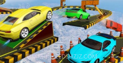 疯狂汽车驾驶不可能的坡道v1.10.18截图