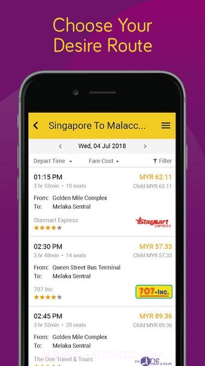 Easybook车票预订截图4