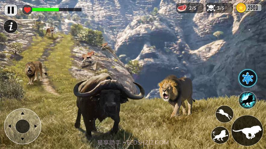 狮子模拟器动物生存截图2 狮子模拟器动物生存截图2