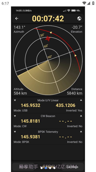 look4sat卫星追踪截图2 look4sat卫星追踪截图2