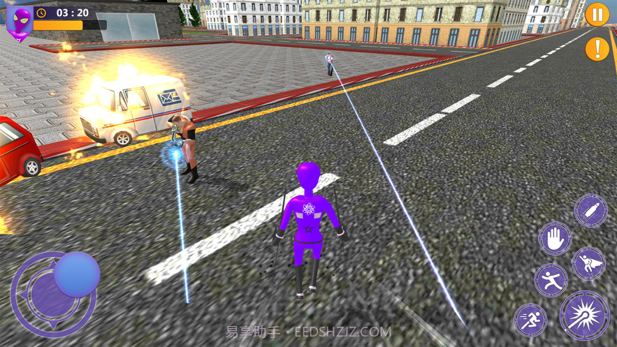 火柴人大作战绳索英雄截图4