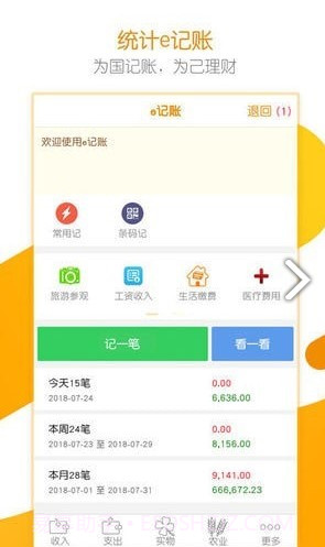 居民统计e记账截图2