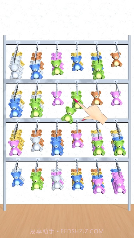 钥匙圈排序谜题截图1 钥匙圈排序谜题截图1