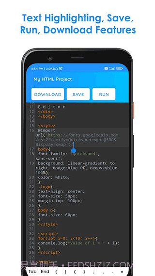 HTML5编辑器(源代码查看器)V2.7 安卓免费版截图3 HTML5编辑器(源代码查看器)V2.7 安卓免费版截图3