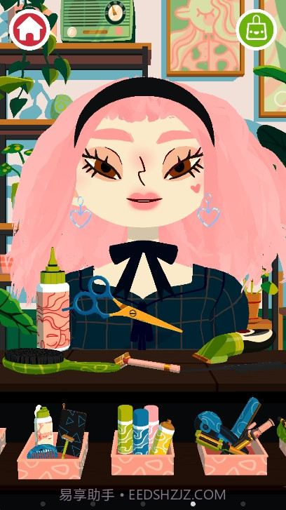 托卡美发沙龙可化妆模式截图4