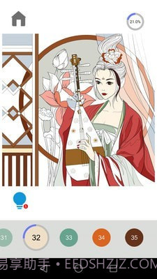 二次元数字涂色截图2 二次元数字涂色截图2