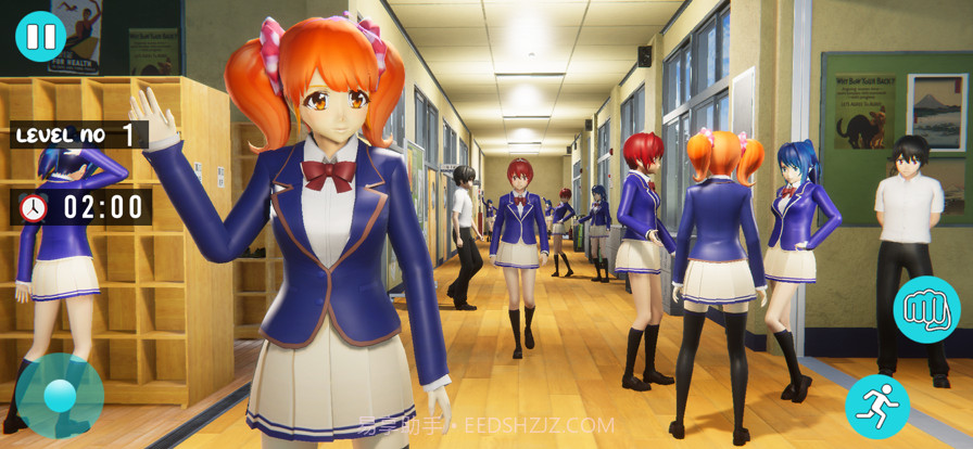 动漫女孩学校生活模拟截图4