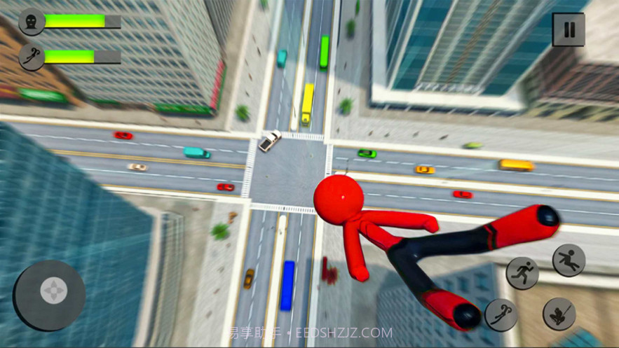 火柴人绳索英雄ios截图3 火柴人绳索英雄ios截图3