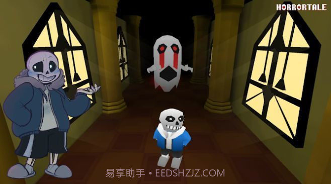 传说之下3d版sans截图4