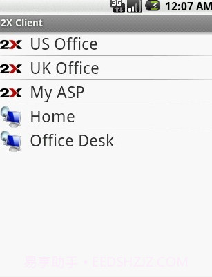 远程桌面连接 2X Client截图1 远程桌面连接 2X Client截图1