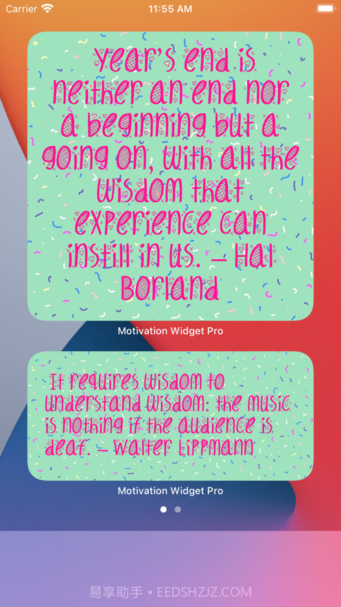 MotivationWidget:DailyQuote截图2 MotivationWidget:DailyQuote截图2