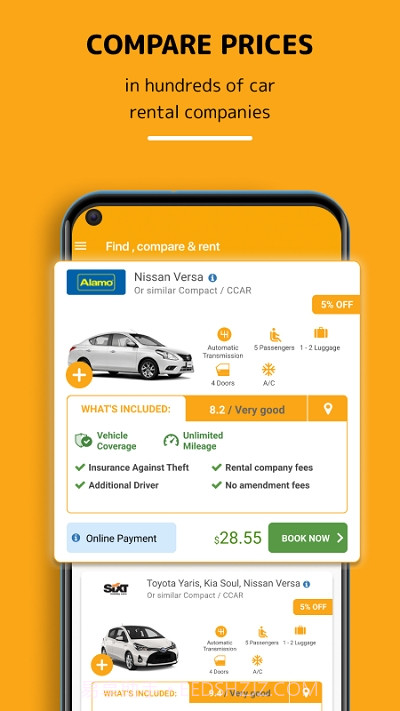 Rentcars.com Car Rental汽车出租截图2