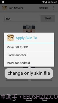 Minecraft皮肤偷取器截图1