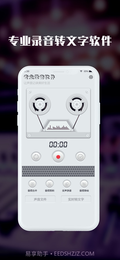 黑屏录音机截图4