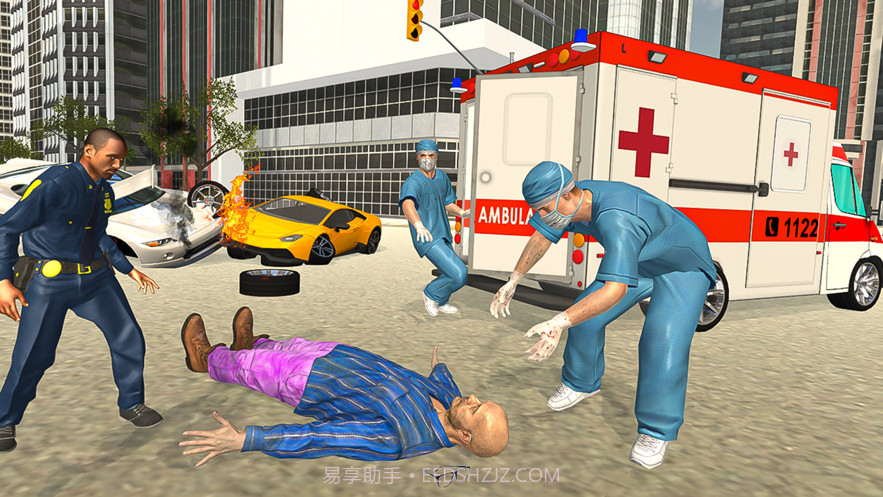 警察救护车救援司机截图1