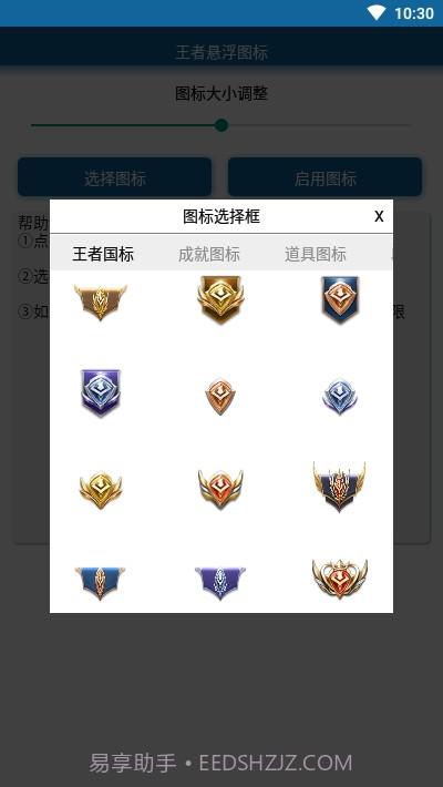 王者荣耀悬浮图标工具截图2 王者荣耀悬浮图标工具截图2