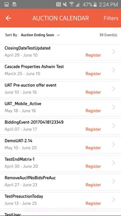 Xome房地产拍卖截图6