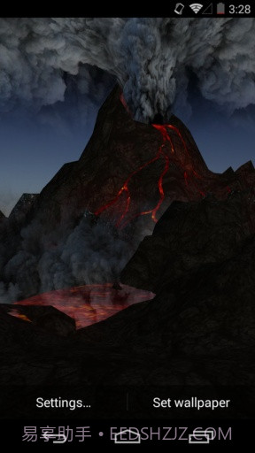 3D火山梦象动态壁纸截图3 3D火山梦象动态壁纸截图3