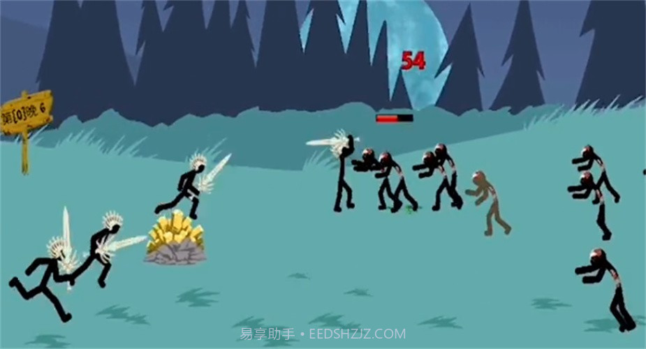 火柴人战争遗产白骨皮肤无限钻石版截图2