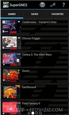 超级任天堂模拟器:SuperGNES截图2
