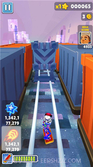 地铁跑酷熊大1.5版截图1 地铁跑酷熊大1.5版截图1