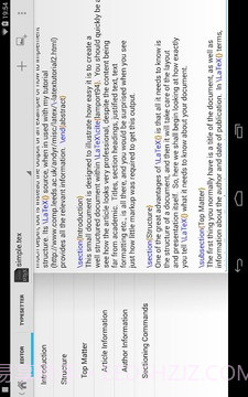 LaTeX编辑器截图2