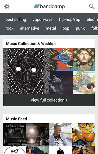 Bandcamp app截图1