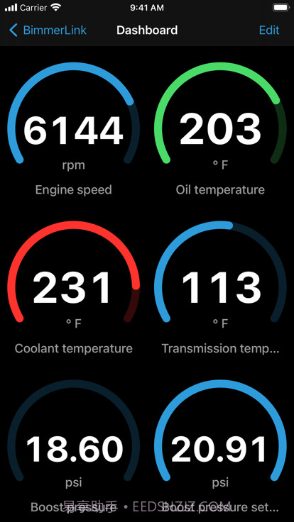 BimmerLink传感器截图2