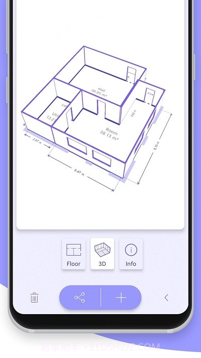 AR Plan 3D Ruler(AR3D尺子)截图3 AR Plan 3D Ruler(AR3D尺子)截图3