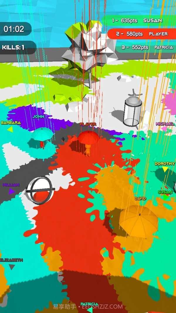 染色雨伞大乱斗截图4