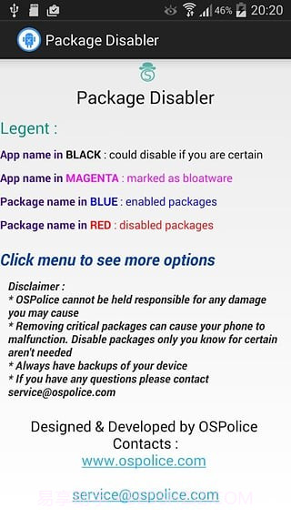 package disabler pro截图2 package disabler pro截图2