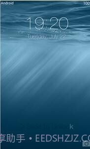 iOS 8 lock screen截图2 iOS 8 lock screen截图2