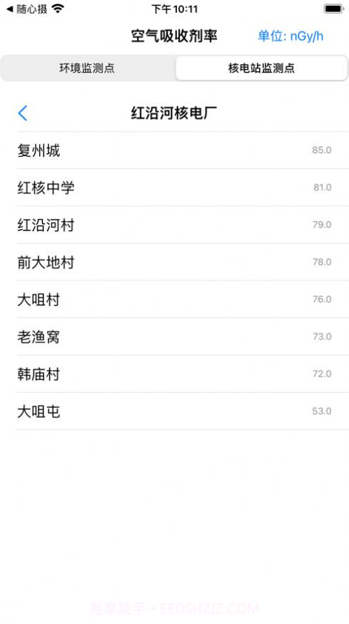 核辐射监测截图1 核辐射监测截图1