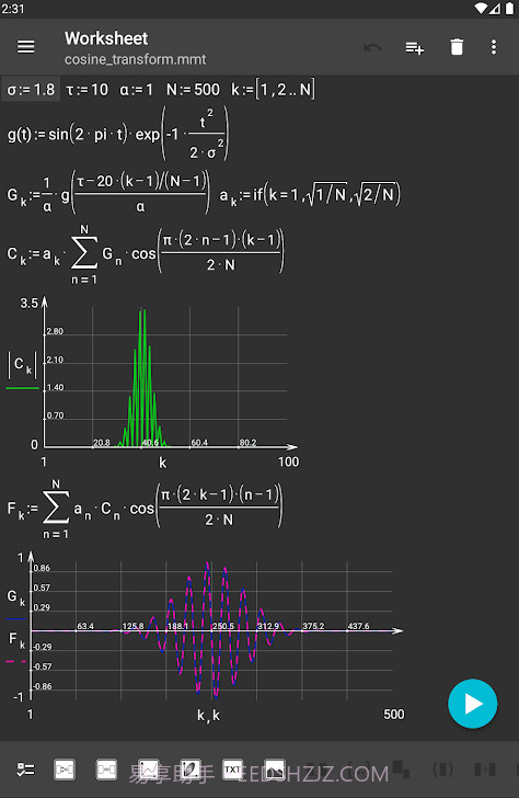 microMathematics Plus数学计算器截图2 microMathematics Plus数学计算器截图2