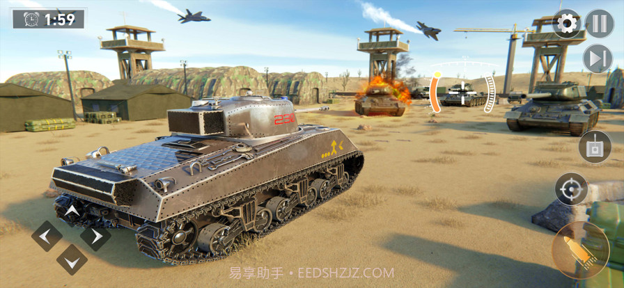 战争的坦克世界战斗截图3 战争的坦克世界战斗截图3