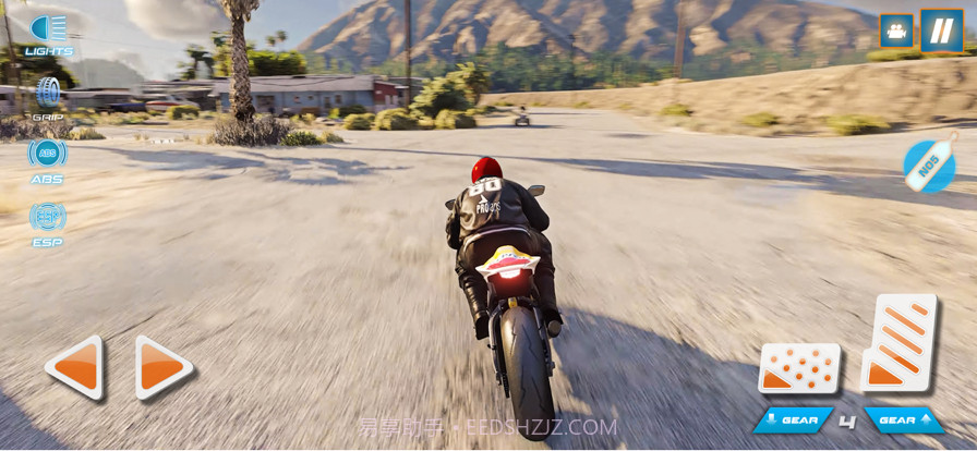 摩托车驾驶赛车游戏截图4