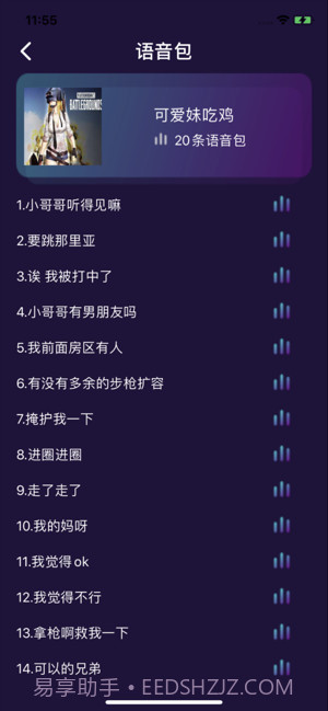 吃鸡国际服变声器截图1 吃鸡国际服变声器截图1