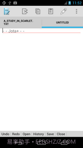 Jota+文本编辑器截图2