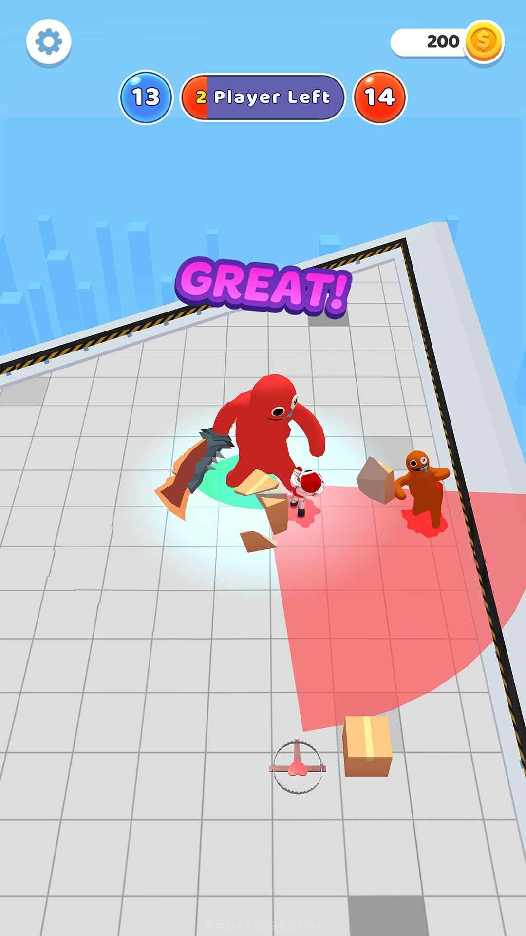 粉碎者IO蓝色怪物截图2 粉碎者IO蓝色怪物截图2