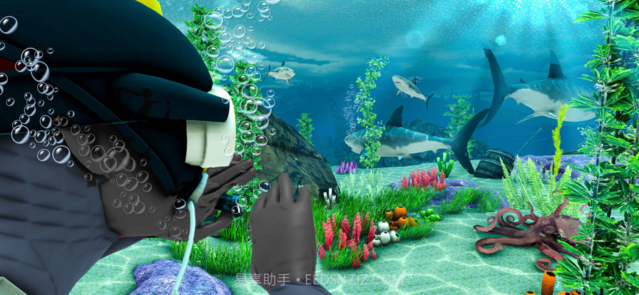 水肺潜水员水下救援截图5 水肺潜水员水下救援截图5