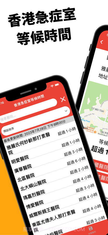 香港急症室等候時間截图1