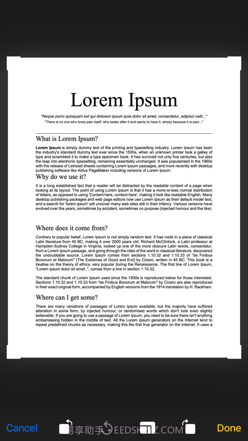 转换照片到PDF扫描器截图4