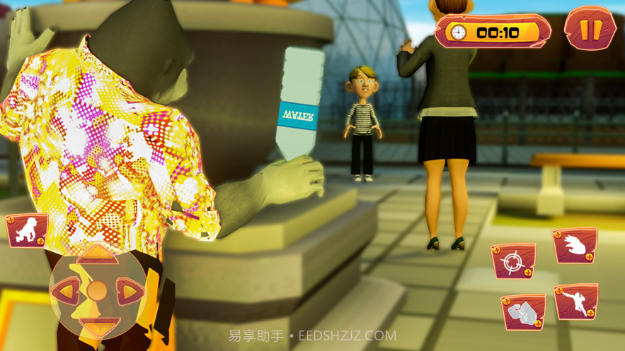 可怕的大猩猩恶作剧模拟器截图3