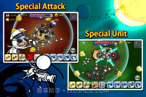 卡通防御:空间战争截图2 卡通防御:空间战争截图2