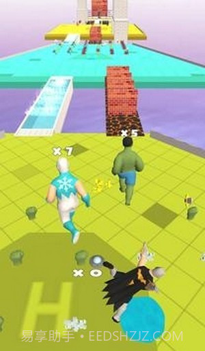 超级英雄桥跑比赛3D截图1
