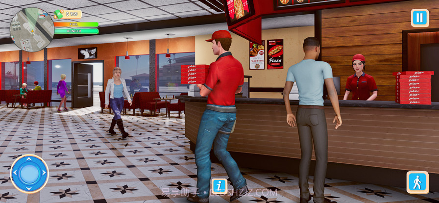 比萨食物送货男生截图2