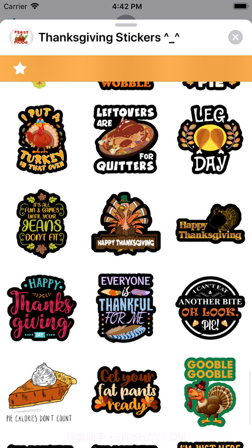 ThanksgivingStickers^_^截图5 ThanksgivingStickers^_^截图5