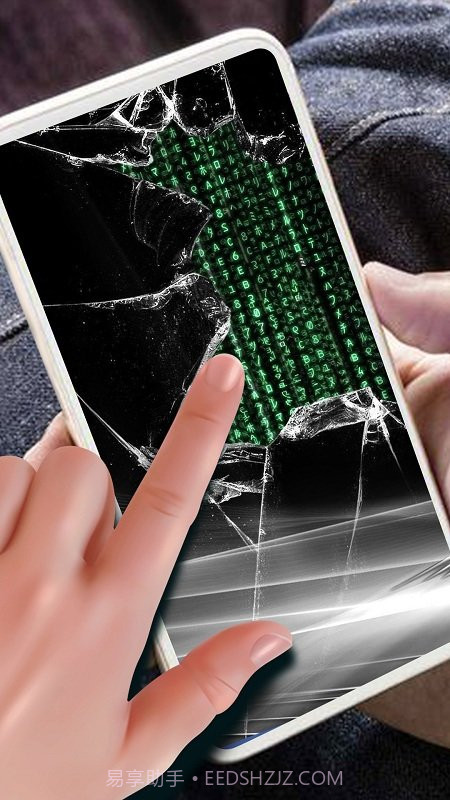 破碎的屏幕模拟截图2